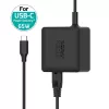 PORT Designs alimentatore GaN 65W USB-C con cavo di alimentazione EU