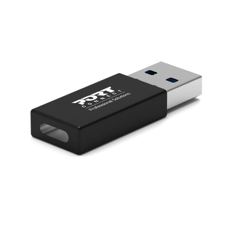 PORT Designs convertitore USB-A a USB-C - adattatore USB 2.0 - nero