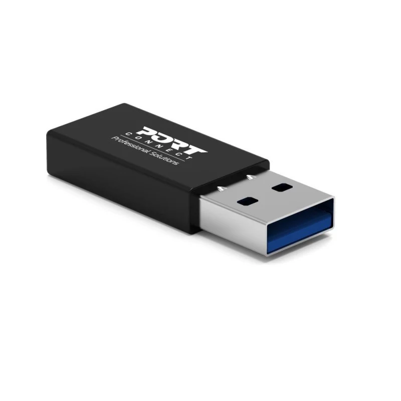 PORT Designs convertitore USB-A a USB-C - adattatore USB 2.0 - nero