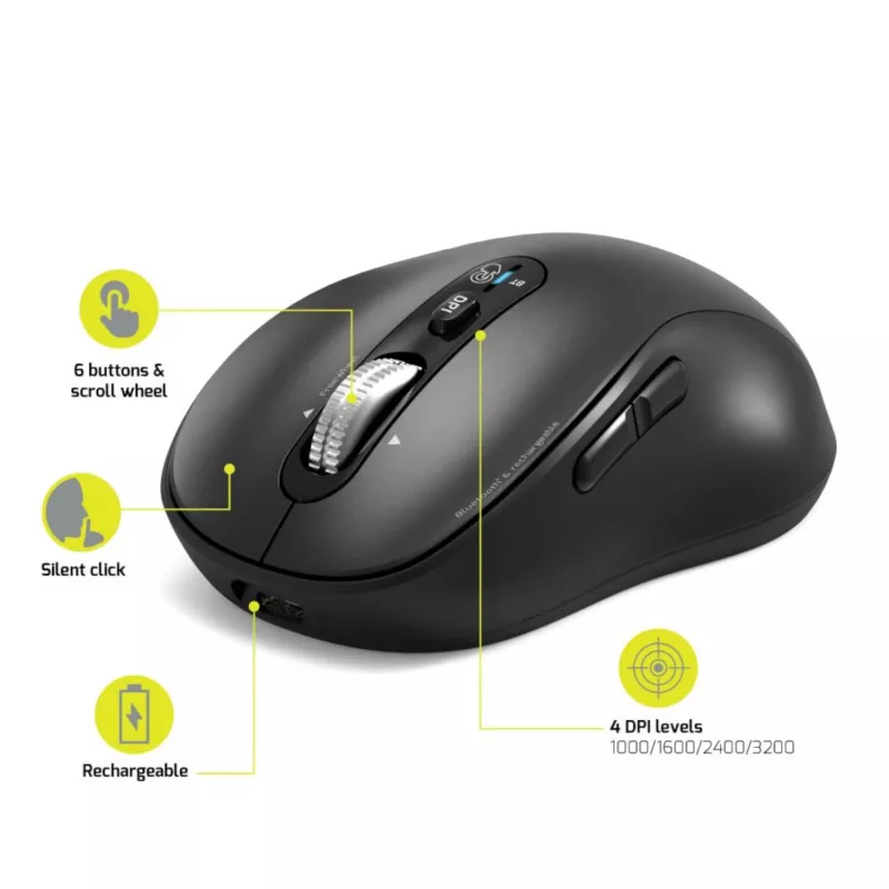 PORT Designs PORT Connect Professional EXPERT mouse wireless ricaricabile
