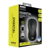 PORT Designs PORT Connect Professional ESSENTIAL mouse ottico wireless - 5 tasti - 2,4 GHz, Bluetooth - ricevitore USB - nero