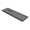 PORT Designs tastiera wireless ricaricabile illuminata - layout francese AZERTY - nera