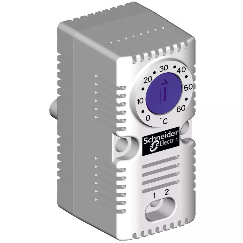 APC NSYCCOTHO termostato per quadri elettrici, NC, 0-60°C, guida DIN, grigio