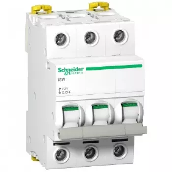 Schneider Electric Acti9 iSW A9S65363 sezionatore tripolare 63A 400V AC bianco