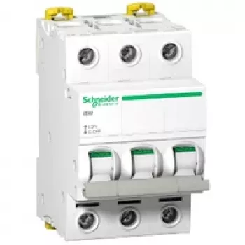 Schneider Electric Acti9 iSW A9S65363 sezionatore tripolare 63A 400V AC bianco