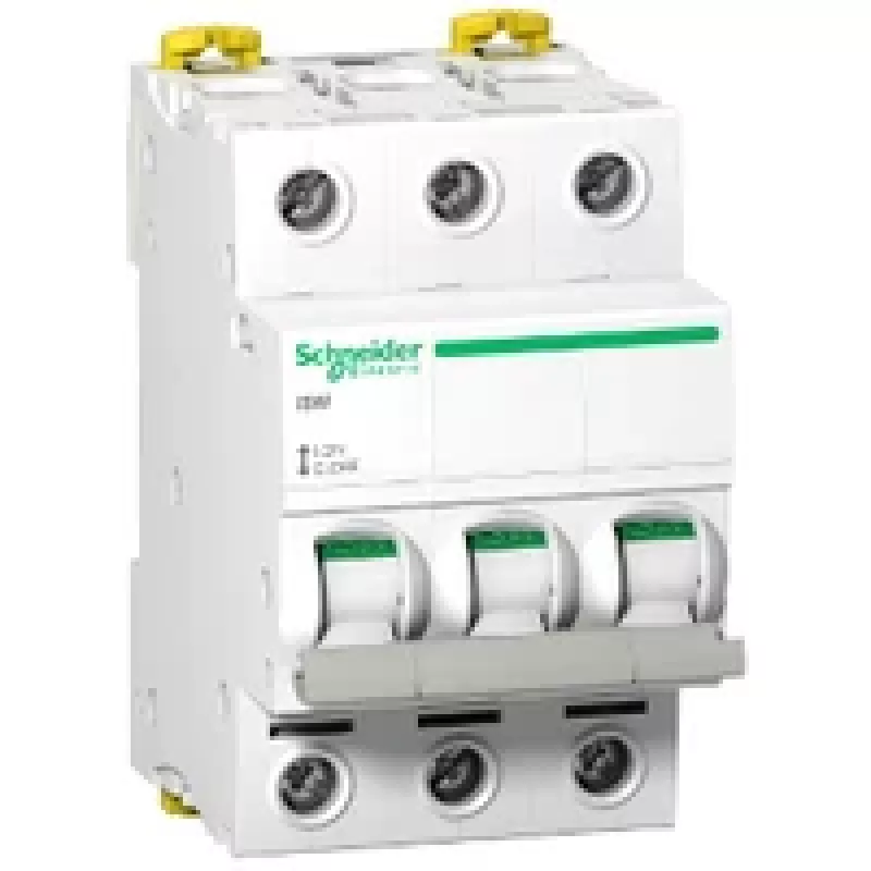 Schneider Electric Acti9 iSW A9S65363 sezionatore tripolare 63A 400V AC bianco