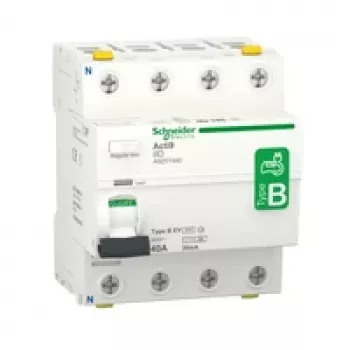 Schneider Electric A9Z51440 interruttore differenziale 4P 40A tipo B-EV per stazioni di ricarica EV