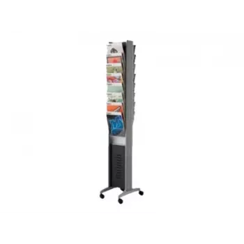 PAPERFLOW EPI Espositore per prospetti argento DIN A4 16 tasche
