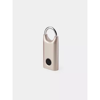 LEXON Nomaday Lucchetto con impronta digitale oro soft LL128D