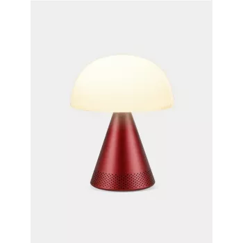 Lexon Mina Audio L lampada LED con speaker Bluetooth rosso scuro LH76DR