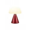 Lexon Mina Audio L lampada LED con speaker Bluetooth rosso scuro LH76DR