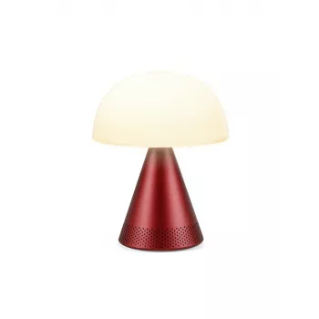 Lexon Mina Audio L lampada LED con speaker Bluetooth rosso scuro LH76DR