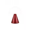 Lexon Mina Audio L lampada LED con speaker Bluetooth rosso scuro LH76DR