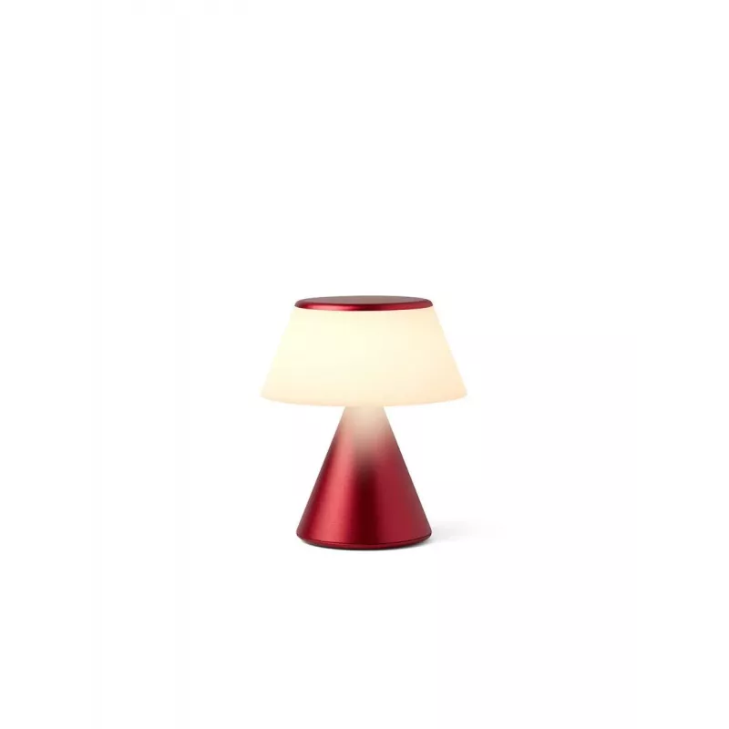 Lexon Luma M lampada LED rosso scuro LH87DR