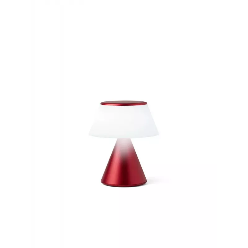 Lexon Luma M lampada LED rosso scuro LH87DR