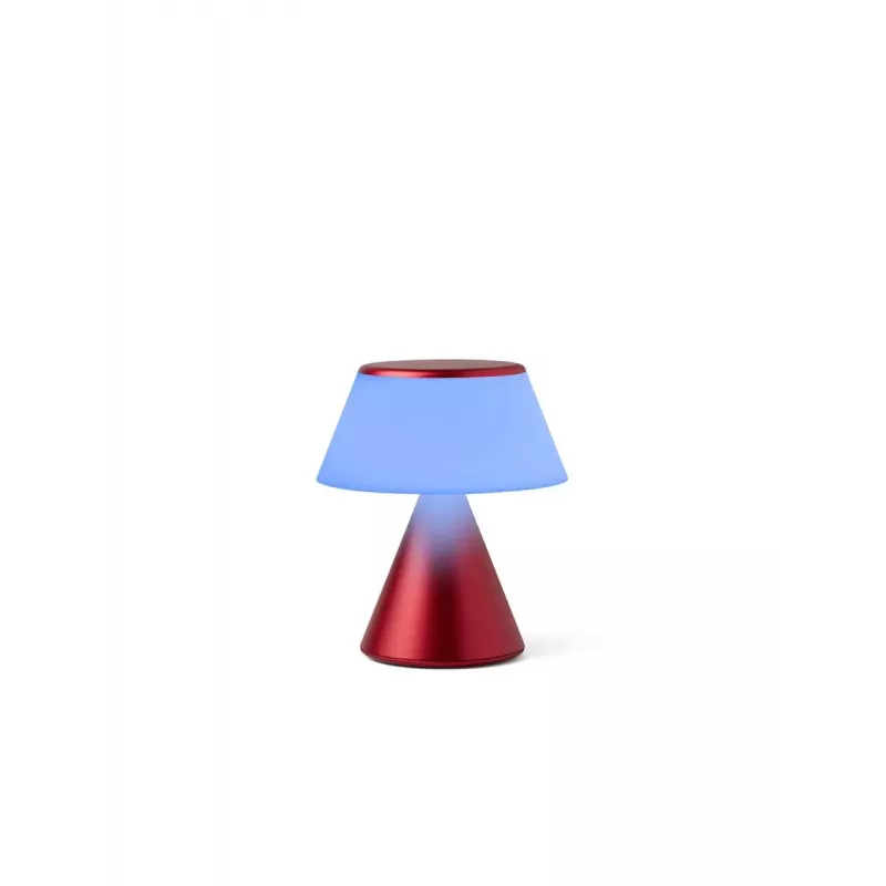 Lexon Luma M lampada LED rosso scuro LH87DR