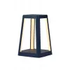 LEXON Lantern Lampada LED portatile con ricarica wireless Qi blu scuro LH94DB