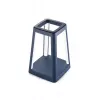 LEXON Lantern Lampada LED portatile con ricarica wireless Qi blu scuro LH94DB