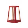 Lexon Lantern Lampada LED con caricabatterie wireless rosso scuro LH94DR