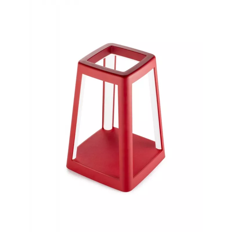 Lexon Lantern Lampada LED con caricabatterie wireless rosso scuro LH94DR