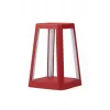 Lexon Lantern Lampada LED con caricabatterie wireless rosso scuro LH94DR