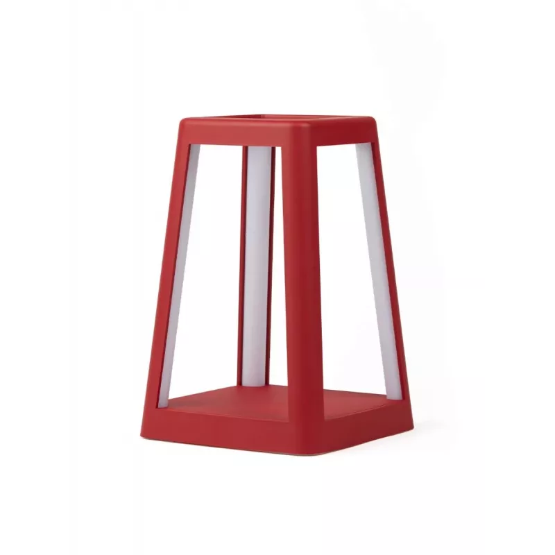 Lexon Lantern Lampada LED con caricabatterie wireless rosso scuro LH94DR