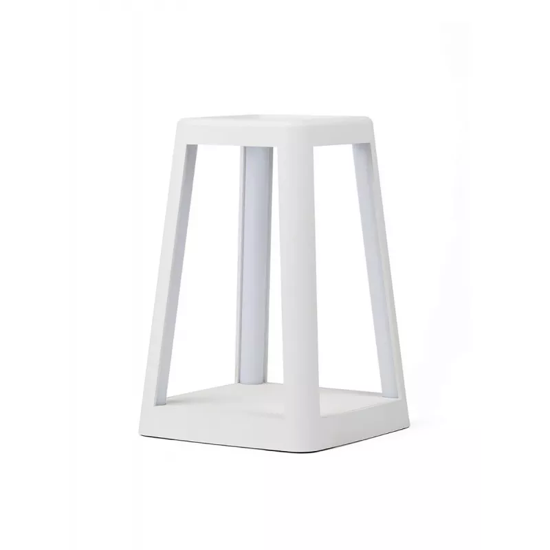 Lexon Lantern Lampada LED con caricabatterie wireless bianco LH94W
