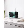 Lexon Tykho 3 X JMB Radio Bluetooth Radio FM portatile con opera d'arte di Basquiat nero