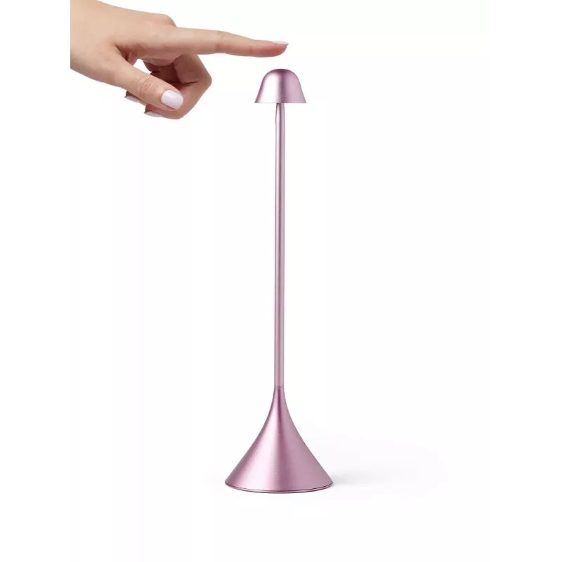 LEXON Steli Bell Lampada da tavolo rosa chiaro LH95B-LP
