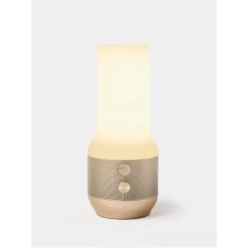 LEXON Terrace+ Lampada LED 3-in-1 altoparlante Bluetooth powerbank 2000 mAh oro LA134D