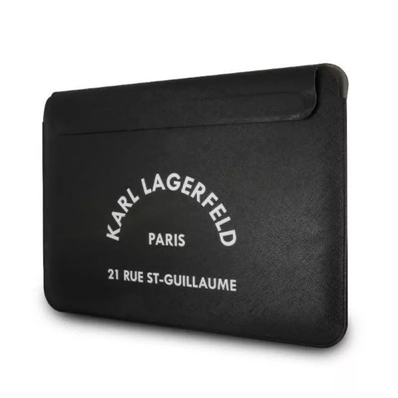 Karl Lagerfeld Custodia KLCS133RSGSFBK 13 pollici nero Saffiano RSG per laptop