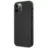 AMG Hardcase Custodia in pelle con stampa a caldo per Apple iPhone 12 Pro Max 6,7 pollici nero