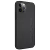 AMG Hardcase Custodia in pelle con stampa a caldo per Apple iPhone 12 Pro Max 6,7 pollici nero