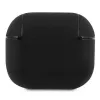 BMW BMA3SSLBK AirPods 3 custodia nera in vera pelle logo argento