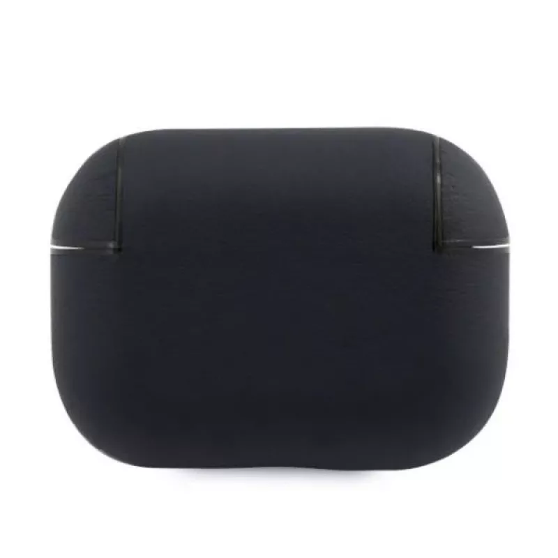 BMW AirPods Pro custodia blu navy in vera pelle logo argento