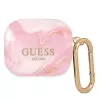 Guess GUA3UNMP custodia AirPods 3 rosa Marble Collection