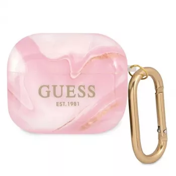Guess GUA3UNMP custodia AirPods 3 rosa Marble Collection