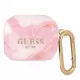 Guess GUA3UNMP custodia AirPods 3 rosa Marble Collection