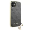 Guess GUHCN61GF4GGR iPhone 11 6,1 inch custodia rigida 4G Charms Collection - grigio