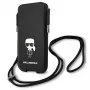Karl Lagerfeld Saffiano Ikonik Hard Case per Apple iPhone 12 Pro Max, nero