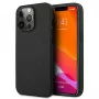 AMG AMHCP13LDOLBK Custodia rigida per iPhone 13 Pro in pelle con stampa a caldo nero