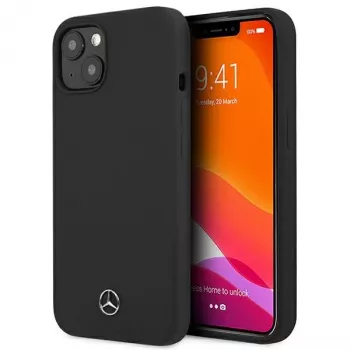 Mercedes-Benz Silicone Line Custodia rigida per Apple iPhone 13 mini 5,4 pollici - nero