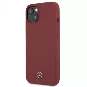 Mercedes-Benz Silicone Line Custodia rigida per iPhone 13/14/15 6,1 pollici rosso
