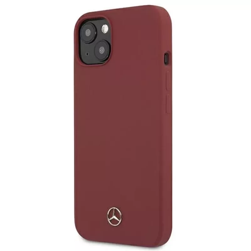 Mercedes-Benz Silicone Line Custodia rigida per iPhone 13/14/15 6,1 pollici rosso