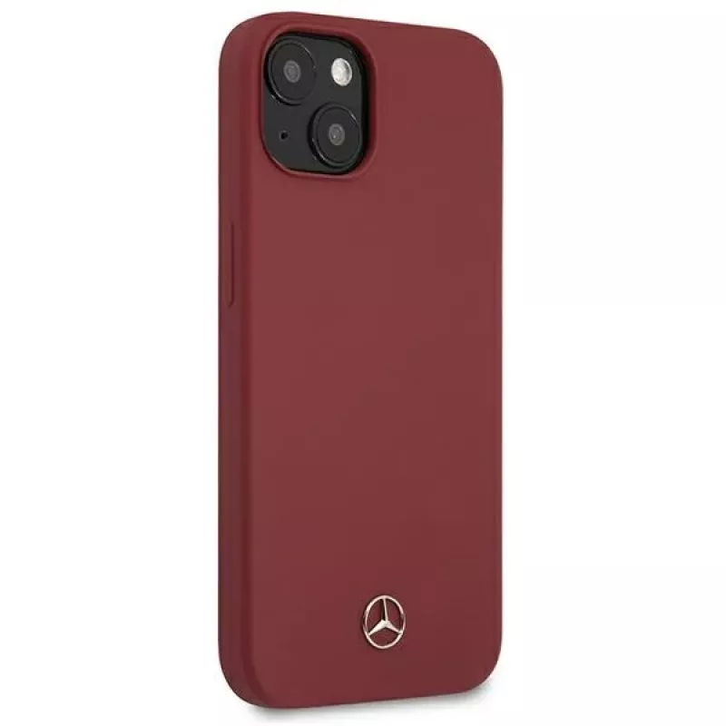 Mercedes-Benz Silicone Line Custodia rigida per iPhone 13/14/15 6,1 pollici rosso
