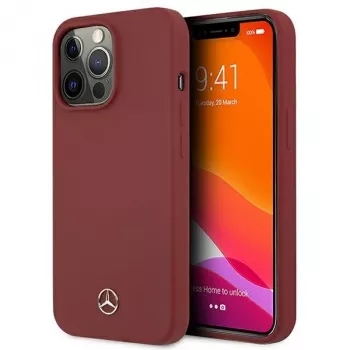 MERCEDES-BENZ MEHCP13XSILRE hardcase in silicone per Apple iPhone 13 Pro Max 6,7