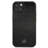 MERCEDES-BENZ MEHCP13SRCABK Dynamic Line Custodia rigida per Apple iPhone 13 Mini 5,4 pollici - nero carbonio