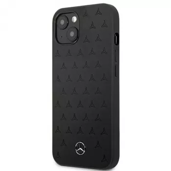 Mercedes-Benz iPhone 13 Mini hardcase in pelle Stars Pattern nero