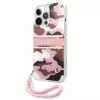 Guess Camo Strap Collection Hard Case per Apple iPhone 13 Pro / iPhone 13, rosa