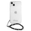 Guess GUHCP13MKPSBK Custodia rigida trasparente Black Pearl per iPhone 13 / 14 / 15 6,1